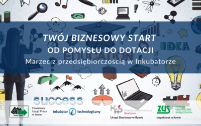 Od pomysłu do dotacji – marzec z przedsiębiorczością w Inkubatorze Technologicznym w Iławie
