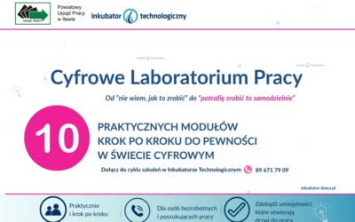 Cyfrowe Laboratorium Pracy – nowa propozycja naszego Inkubatora